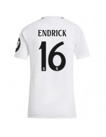 Real Madrid Endrick #16 Domácí Dres pro Dámské 2024-25 Krátký Rukáv